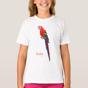 Papagei-Cartoon T-Shirt