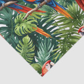 Papagei-Dschungelpapier Seidenpapier (Detail)