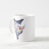 Papagei durch die Kosmische Zippertasse Kaffeetasse (Vorderseite Links)