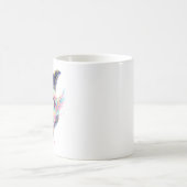 Papagei durch die Kosmische Zippertasse Kaffeetasse (Mittel)