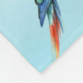 Papagei Fleecedecke (Ecke)
