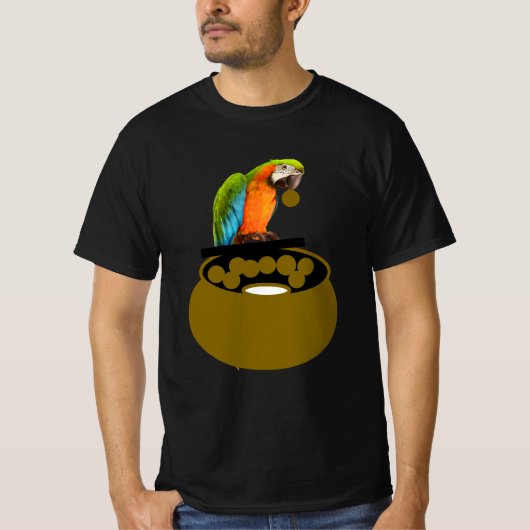 Papagei füttern T-Shirt (Vorderseite)