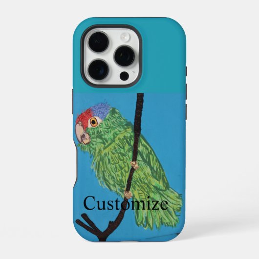 Papagei-Gehäuse iPhone Hülle (Rückseite)