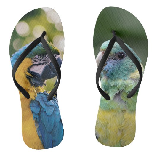Papagei gemustert badesandalen (Fußbett)