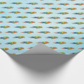 Papagei Geschenkpapier (Ecke)