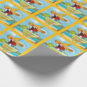 Papagei Geschenkpapier (Ecke)