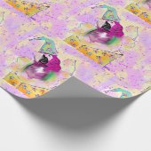 Papagei Geschenkpapier (Ecke)