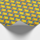 Papagei Geschenkpapier (Ecke)
