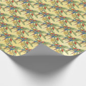 Papagei Geschenkpapier (Ecke)