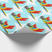 Papagei Geschenkpapier (Ecke)
