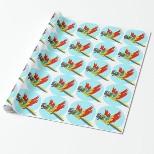 Papagei Geschenkpapier