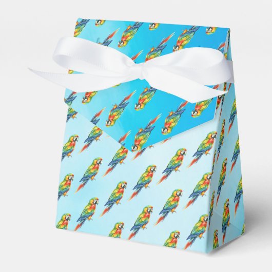 Papagei Geschenkschachtel (Vorderseite)