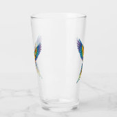Papagei Glas (Links)