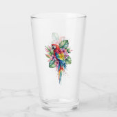 Papagei Glas (Rückseite)