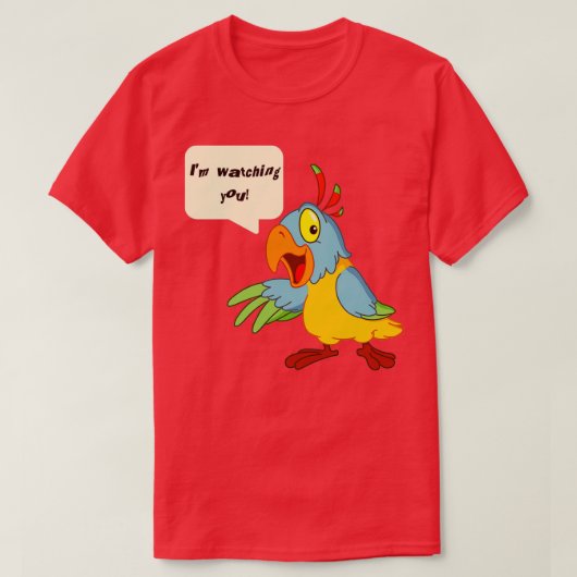Papagei guckt dir 94 T-Shirt (Design vorne)