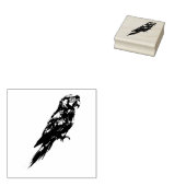 Papagei Gummistempel (Stempel)