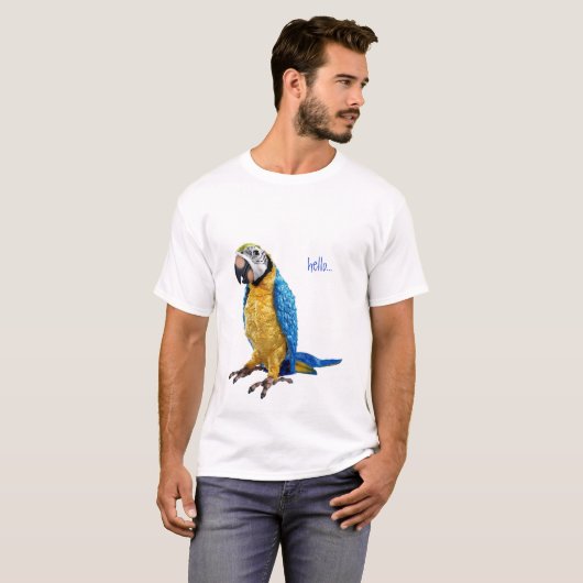 Papagei, hallo… T-Shirt (Vorne ganz)