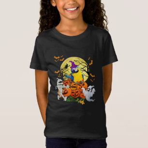 Papagei Halloween-Kostüm-Mummy-Hexenkürbis T-Shirt
