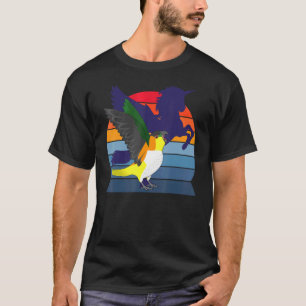 Papagei I Flügeldrachen I Schrei schwarzer Kopf C T-Shirt