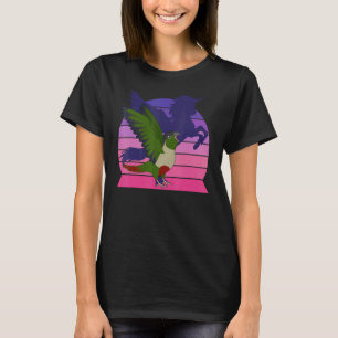 Papagei I Flügeldrachen I schreiend Grün Wangen T-Shirt