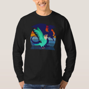 Papagei I Geflügelter Drache I Schreiend Pfirsichg T-Shirt