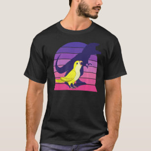 Papagei I Tyrannosaurus Rex I schreit gelbe Luti T-Shirt
