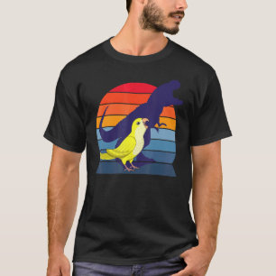 Papagei I Tyrannosaurus Rex I schreit gelbe Luti T-Shirt