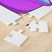 Papagei in der Badewanne mit Duck Puzzle (Seite)