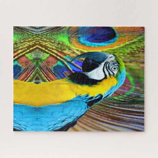 Papagei in der Wildnis Puzzle (Horizontal)
