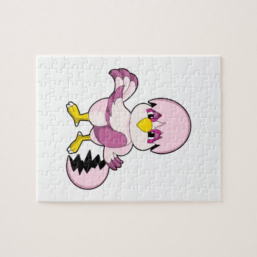 Papagei in Ei mit Eggshell.PNG Puzzle (Horizontal)