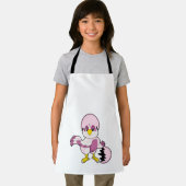 Papagei in Ei mit Eggshell.PNG Schürze (Insitu)