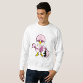 Papagei in Ei mit Eggshell.PNG Sweatshirt (Vorne ganz)