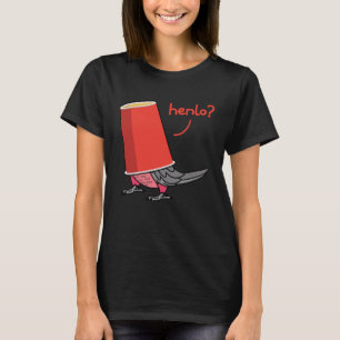 Papagei in einem Cup Henlo I Rose brüsten Galah Co T-Shirt