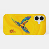 Papagei iPhone 16 Hülle (Rückseite (Horizontal))