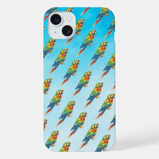 Papagei iPhone Hülle (Rückseite)
