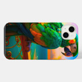 Papagei iPhone Hülle (Rückseite (Horizontal))