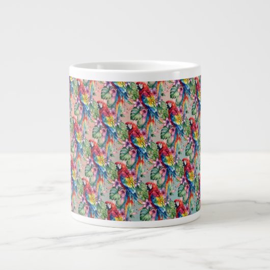 Papagei Jumbo-Tasse (Vorderseite)