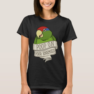 Papagei Kackte auf deinen Feinden I mexikanisches  T-Shirt