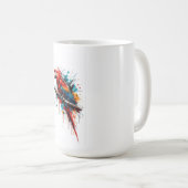 Papagei Kaffeetasse (VorderseiteRechts)