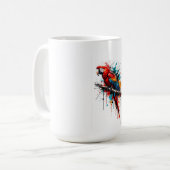 Papagei Kaffeetasse (Vorderseite Links)