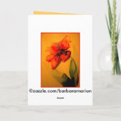 Papagei Karte (Rückseite)