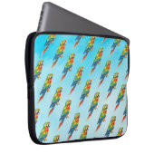 Papagei Laptopschutzhülle (Vorne Rechts)