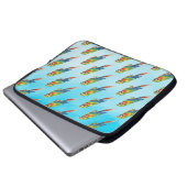 Papagei Laptopschutzhülle (Vorne Knopf)