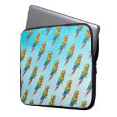 Papagei Laptopschutzhülle (Vorderseite Links)