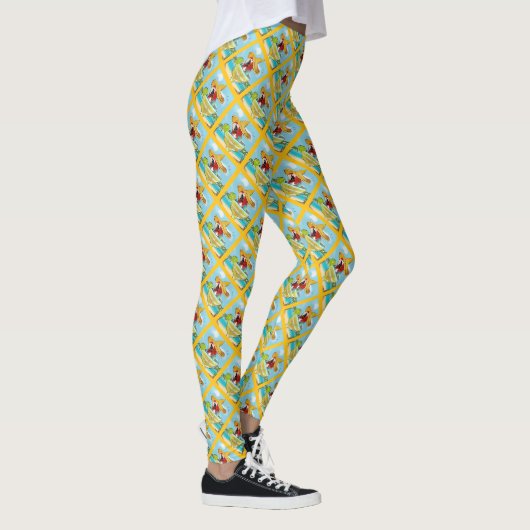 Papagei Leggings (Rechts)