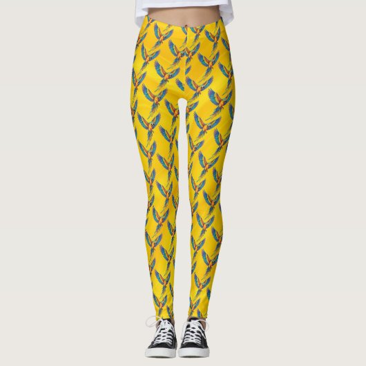 Papagei Leggings (Vorderseite)