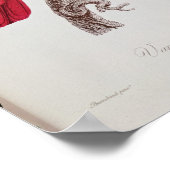 Papagei: Lory oder Collared Poster (Ecke)