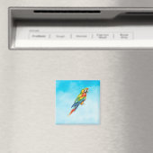 Papagei Magnet (In Situ (Geschirrspüler))