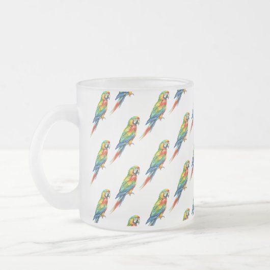 Papagei Mattglastasse (Links)
