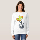 Papagei mit Anchor Sweatshirt (Vorne ganz)